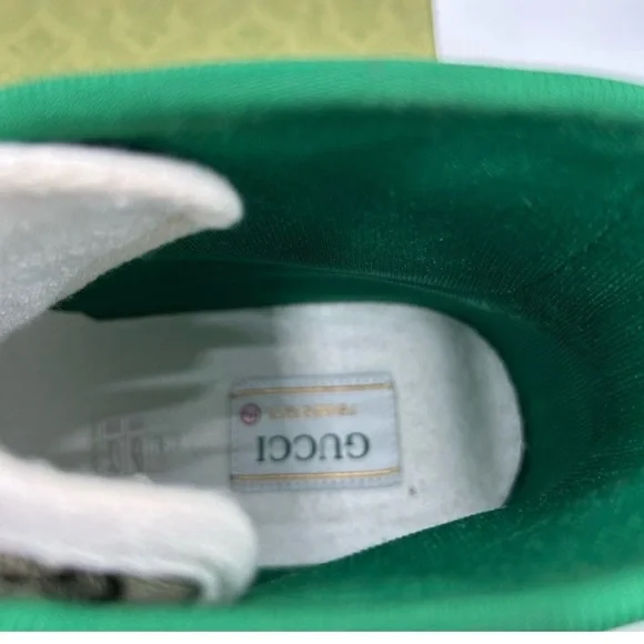 Men's Gucci 1977 tennis hightop sneakers size 11.5 made in Italy